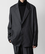 画像をギャラリービューアに読み込む, ATTACHMENT アタッチメントのWASHABLE WO/PE STRETCH SAXONY OVERSIZED LIGHT JACKET - D.GRAY 公式通販サイトsession福岡セレクトショップ
