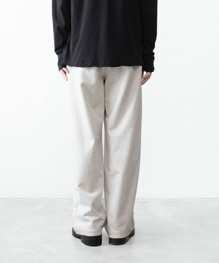 ATTACHMENT アタッチメントのCO STRETCH TERRY 1TUCK EASY TROUSERS - X.GRAYの公式通販サイトsession福岡セレクトショップ
