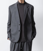 画像をギャラリービューアに読み込む, ATTACHMENT アタッチメントのT/W/SI STRETCH GABARDINE 2B JKT - S.GRAYの公式通販サイトsession福岡セレクトショップ
