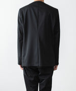 画像をギャラリービューアに読み込む, ATTACHMENT / EXCLUSIVE ITEMアタッチメントのLUCA MATTE TWIST COLLARLESS JKT - BLACKの公式通販サイトsession福岡セレクトショップ
