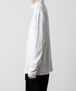 画像をギャラリービューアに読み込む, ATTACHMENT アタッチメントのCOTTON DOUBLE FACE SLIM FIT HIGHNECK L/S TEE - WHITE 公式通販サイトsession福岡セレクトショップ
