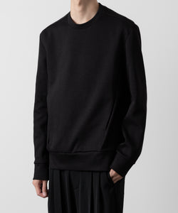 ATTACHMENT アタッチメントのCO/PE DOUBLE KNIT PULLOVER - BLACK 公式通販サイトsession福岡セレクトショップ