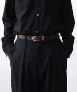 画像をギャラリービューアに読み込む, ATTACHMENT アタッチメントのCOW LEATHER WESTERN BELT - BROWNの公式通販サイトsession福岡セレクトショップ
