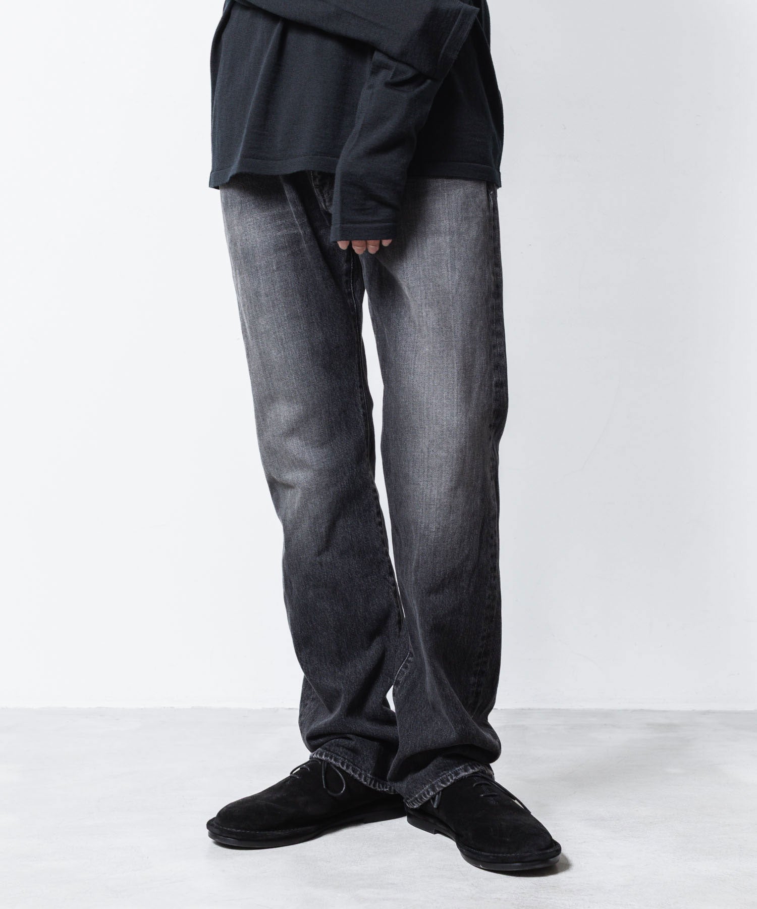 ATTACHMENT アタッチメントの13OZ DENIM STRAIGHT JEANS - BLACKの公式通販サイトsession福岡セレクトショップ