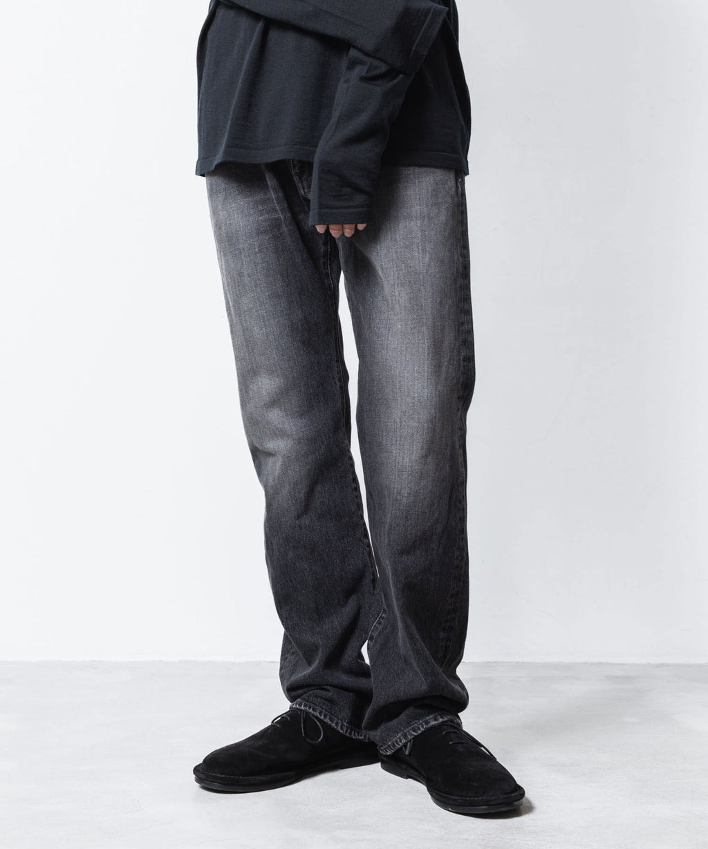 ATTACHMENT アタッチメントの13OZ DENIM STRAIGHT JEANS - BLACKの公式通販サイトsession福岡セレクトショップ