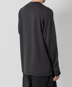 ATTACHMENT(アタッチメント)の23AWのCOTTON DOUBLE FACE L/S TEEのD.GRAY