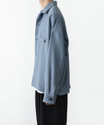 画像をギャラリービューアに読み込む, ATTACHMENT / EXCLUSIVE ITEMアタッチメントのPE LIGHT TROPICAL OVERSIZED SHIRT BLOUSON - L.BLUEの公式通販サイトsession福岡セレクトショップ

