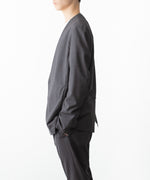 画像をギャラリービューアに読み込む, ATTACHMENT アタッチメントのWO/TA STRETCH TRO COLLARLESS JKT - D.GRAYの公式通販サイトsession福岡セレクトショップ
