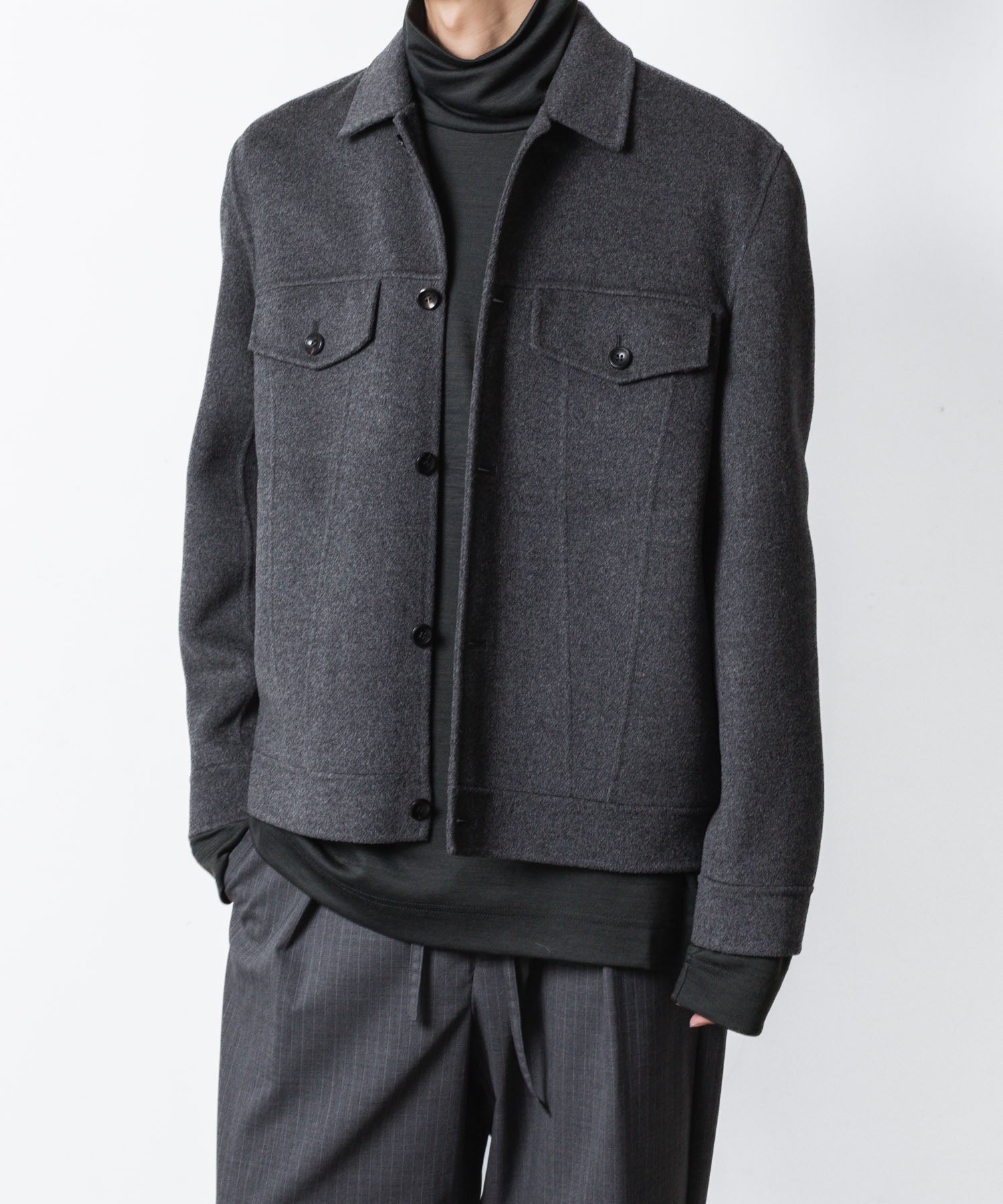 ATTACHMENT アタッチメントのWO/CA DOUBLE FACE BEAVER TRACKER JACKET - X.GRAYの公式通販サイトsession福岡セレクトショップ