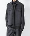 【 ATTACHMENT 】WO/CA DOUBLE FACE BEAVER TRACKER JACKET - X.GRAY