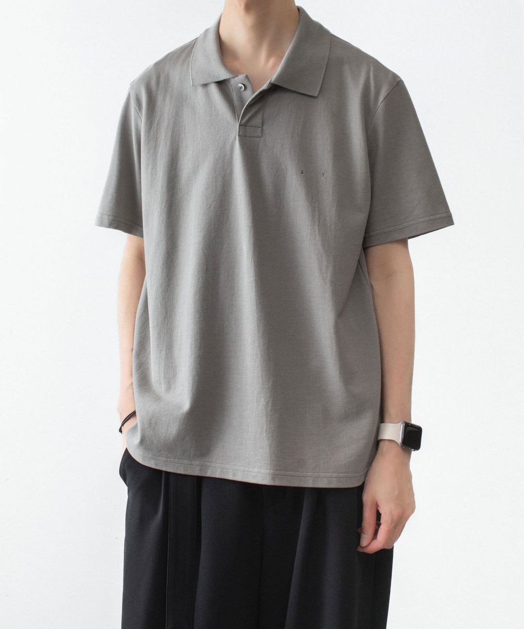 ATTACHMENT アタッチメントのSOFT PIQUE S/S POLO - GRAYの公式通販サイトsession福岡セレクトショップ