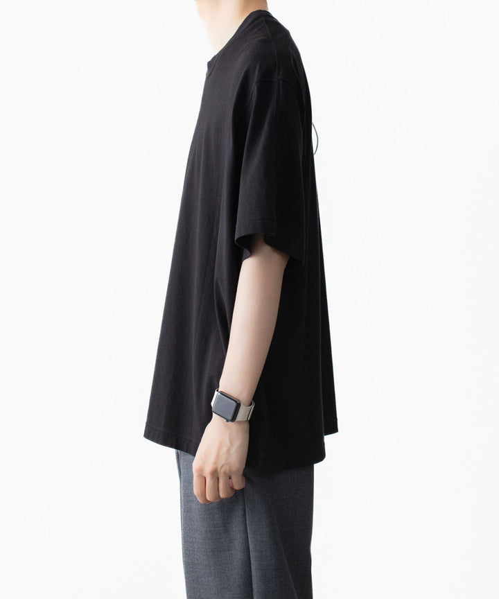 VEIN ヴェインの100/3 SUEDE JERSEY VESSEL S/S TEE - BLACKの公式通販サイトsession福岡セレクトショップ