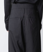 画像をギャラリービューアに読み込む, ATTACHMENT アタッチメントのT/W/SI STRETCH GABARDINE FLAP TROUSERS - S.BLACKの公式通販サイトsession福岡セレクトショップ
