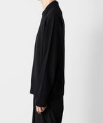 画像をギャラリービューアに読み込む, ATTACHMENT アタッチメントのBRITISH WO KNIT POLO  PULLOVER L/S - BLACK 公式通販サイトsession福岡セレクトショップ
