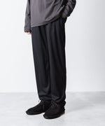 画像をギャラリービューアに読み込む, ATTACHMENT アタッチメントの1/60 WOOL SMOOTH SLIM FIT LOUNGE TROUSERS - BLACKの公式通販サイトsession福岡セレクトショップ
