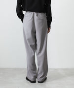 画像をギャラリービューアに読み込む, ATTACHMENT アタッチメントのPE STRETCH DOUBLE CLOTH BELTED WIDE TAPERED TROUSERS - L.GRAYの公式通販サイトsession福岡セレクトショップ
