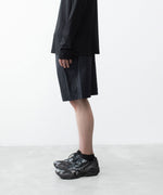 画像をギャラリービューアに読み込む, ATTACHMENT アタッチメントのNY TAFFETA SHORTS - BLACKの公式通販サイトsession福岡セレクトショップ
