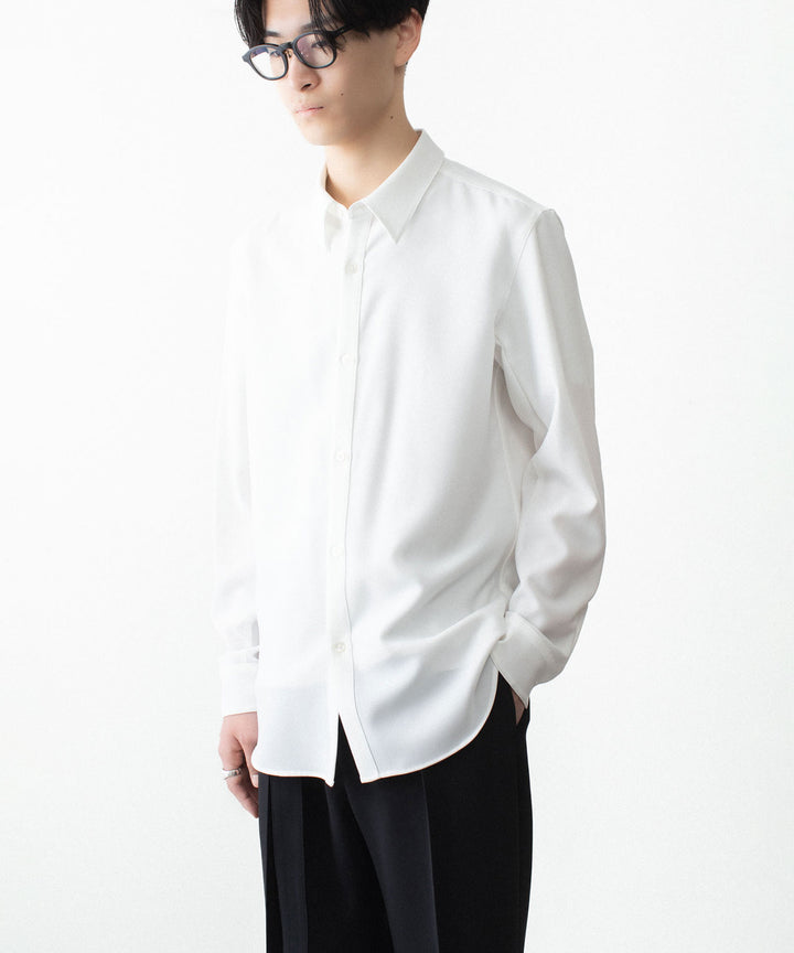 ATTACHMENT アタッチメントのPE COMPACT TWILL REGULAR COLLAR DRESS SHIRT - WHITEの公式通販サイトsession福岡セレクトショップ