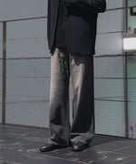 画像をギャラリービューアに読み込む, ATTACHMENT アタッチメントの11OZ DENIM WIDE JEANS - BLACKの公式通販サイトsession福岡セレクトショップ
