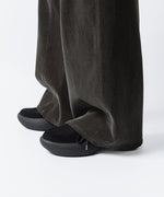 画像をギャラリービューアに読み込む, VEIN ヴェインのCOW LEATHER NUBUCK OVAL SOLE  TRAINER - BLACKの公式通販サイトsession福岡セレクトショップ
