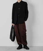 画像をギャラリービューアに読み込む, ATTACHMENT アタッチメントのNY/CO TWILL WIDE CARGO TROUSERS - BORDEAUX 公式通販サイトsession福岡セレクトショップ
