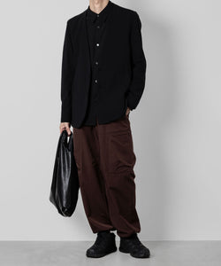 ATTACHMENT アタッチメントのNY/CO TWILL WIDE CARGO TROUSERS - BORDEAUX 公式通販サイトsession福岡セレクトショップ