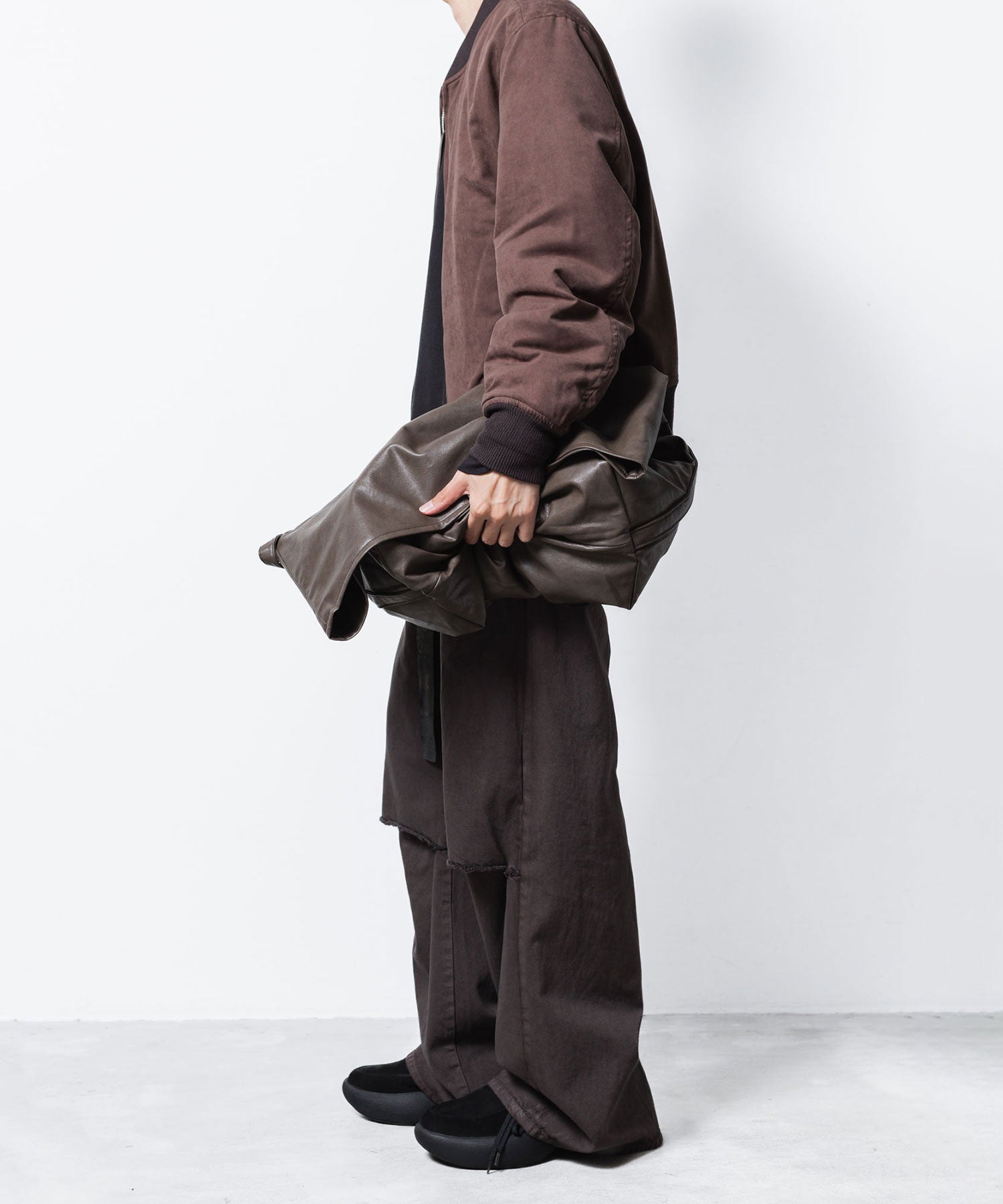 VEIN ヴェインの11OZ DENIM CUT OFF BAGGY TROUSERS - D.BROWNの公式通販サイトsession福岡セレクトショップ