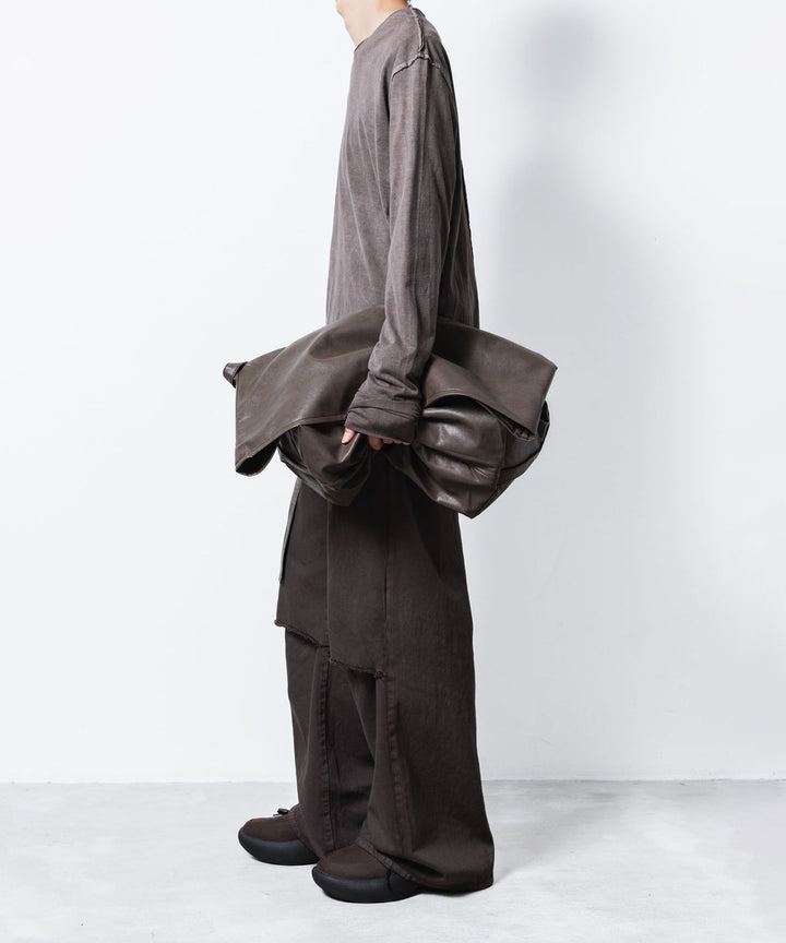 VEIN ヴェインの11OZ DENIM CUT OFF BAGGY TROUSERS - D.BROWNの公式通販サイトsession福岡セレクトショップ