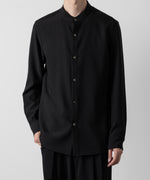 画像をギャラリービューアに読み込む, ATTACHMENT アタッチメントのPE STRETCH VIYELLA BAND COLLAR DRESS SHIRT - BLACK 公式通販サイトsession福岡セレクトショップ
