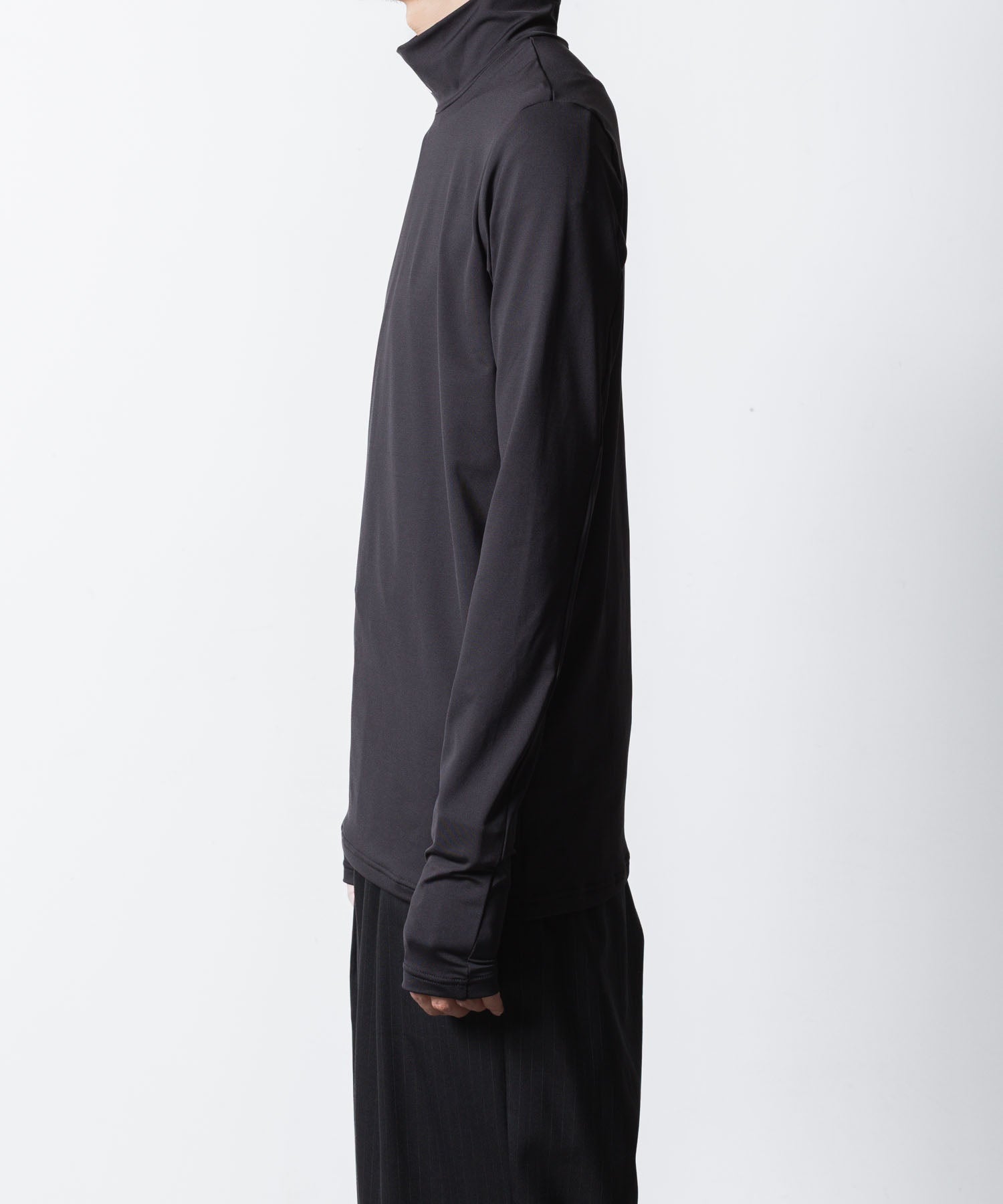 VEIN ヴェインのCOOLMAX STRETCH JERSEY VPW　HIGH NECK L/S TEE - BLACKの公式通販サイトsession福岡セレクトショップ