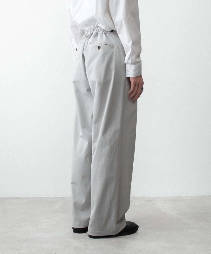 ATTACHMENT アタッチメントのPE/CO/LI DRY TWILL WIDE TROUSERS - L.GRAYの公式通販サイトsession福岡セレクトショップ