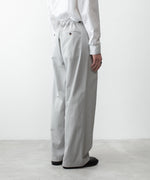 画像をギャラリービューアに読み込む, ATTACHMENT アタッチメントのPE/CO/LI DRY TWILL WIDE TROUSERS - L.GRAYの公式通販サイトsession福岡セレクトショップ
