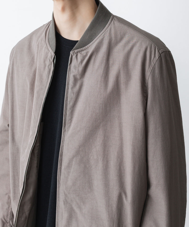 ATTACHMENT アタッチメントのCO/NY WEATHER CLOTH MA-1 - KHAKI GRAYの公式通販サイトsession福岡セレクトショップ