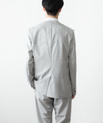 画像をギャラリービューアに読み込む, ATTACHMENT アタッチメントのWO/TA STRETCH TRO COLLARLESS JKT - X.GRAYの公式通販サイトsession福岡セレクトショップ
