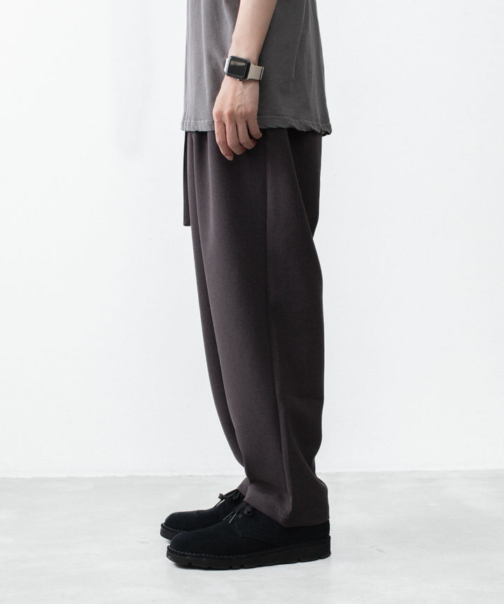 ATTACHMENT アタッチメントのPE STRETCH DOUBLE CLOTH BELTED WIDE TAPERED TROUSERS - D.BROWNの公式通販サイトsession福岡セレクトショップ