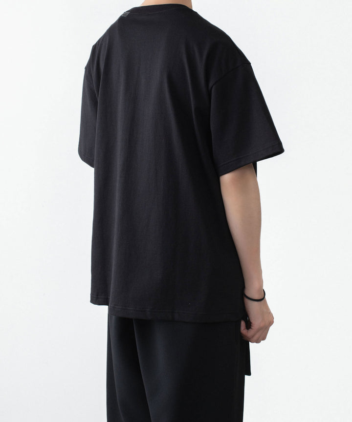 ATTACHMENT アタッチメントの30//2 SUVIN JERSEY PRINT TEE - BLACKの公式通販サイトsession福岡セレクトショップ