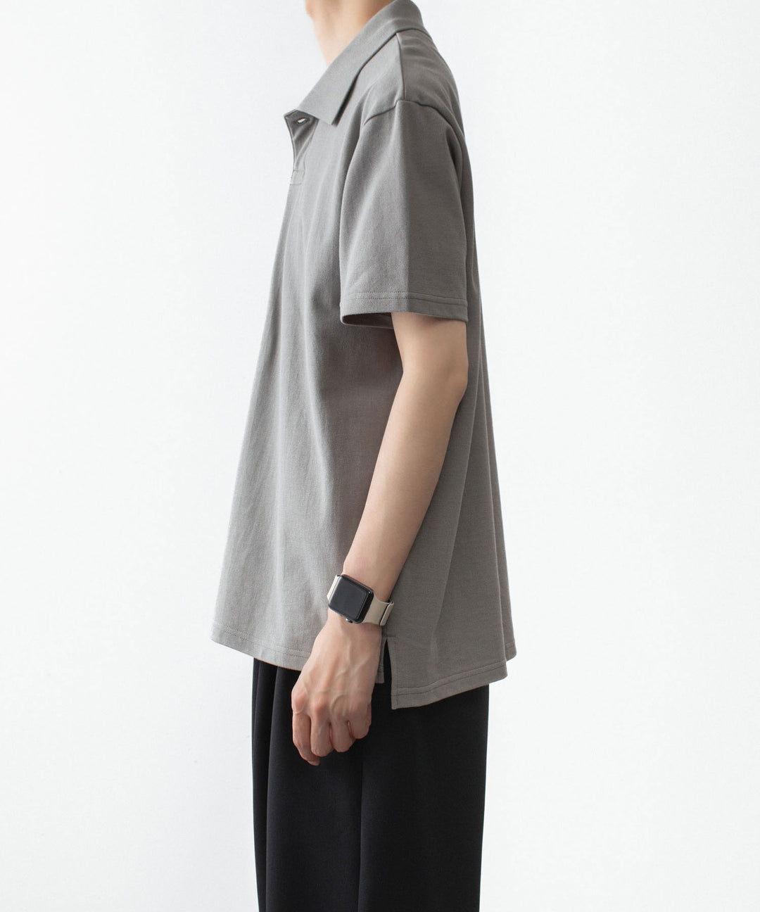 ATTACHMENT アタッチメントのSOFT PIQUE S/S POLO - GRAYの公式通販サイトsession福岡セレクトショップ