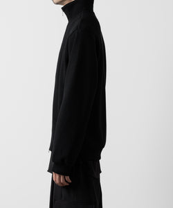 ato(アトウ)のSTAND COLLAR ZIP CARDIGAN  - BLACKの公式通販サイトsession福岡セレクトショップ