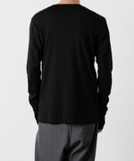 画像をギャラリービューアに読み込む, ATTACHMENT アタッチメントのSVIN CO RIB HENLEY NECK L/S TEE - BLACK 公式通販サイトsession福岡セレクトショップ
