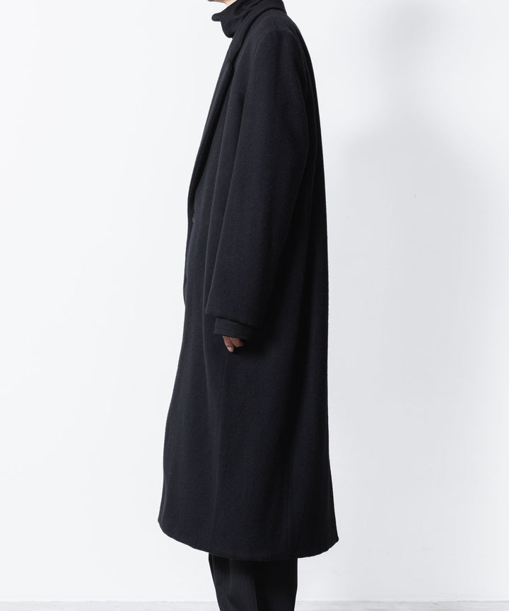 ATTACHMENT アタッチメントのWOOL SHAGGY PADDING CHESTER COAT - BLACKの公式通販サイトsession福岡セレクトショップ