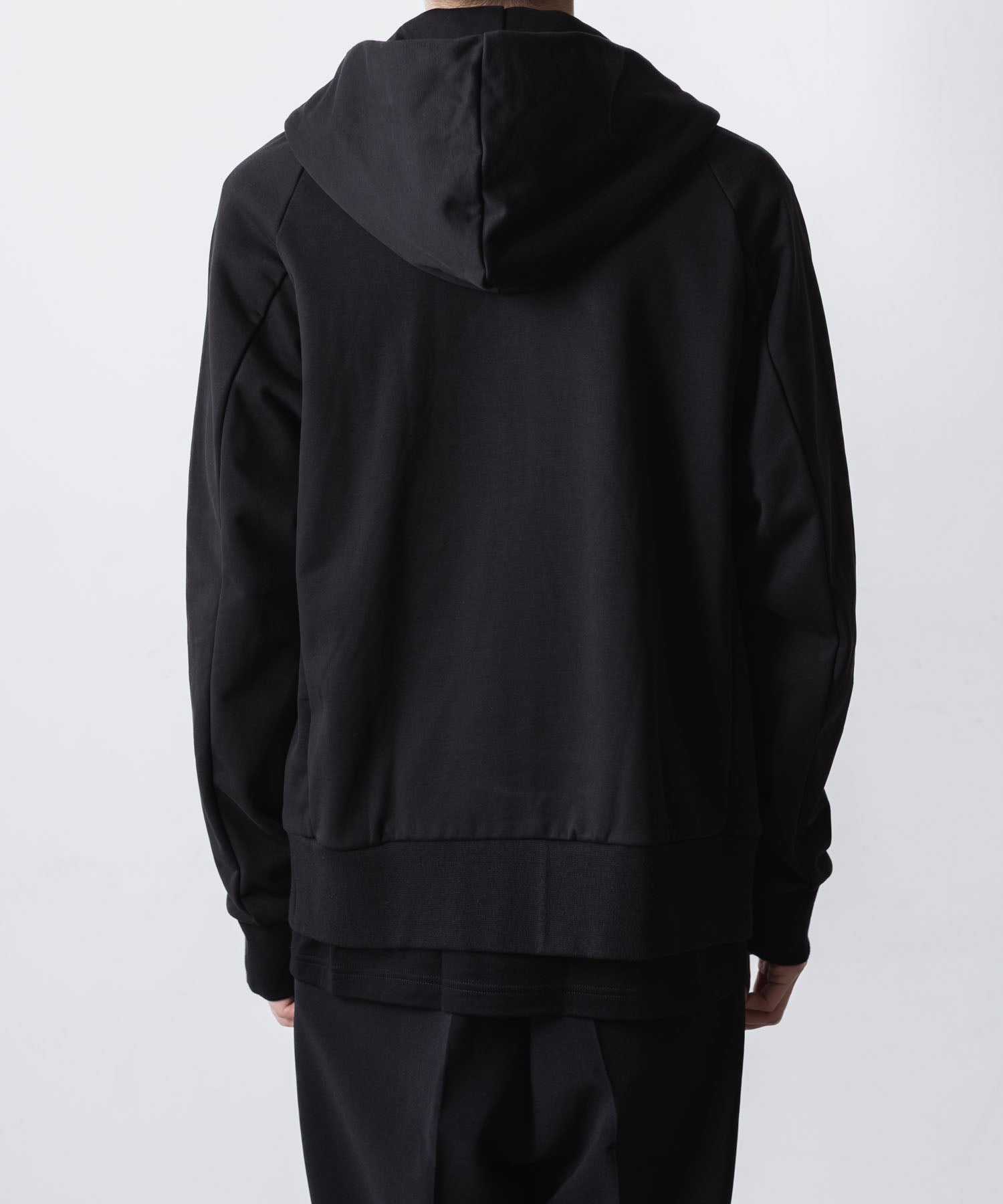 ATTACHMENT / EXCLUSIVE ITEMアタッチメントのCO STRECH TERRY ZIP UP HOODIE - BLACKの公式通販サイトsession福岡セレクトショップ