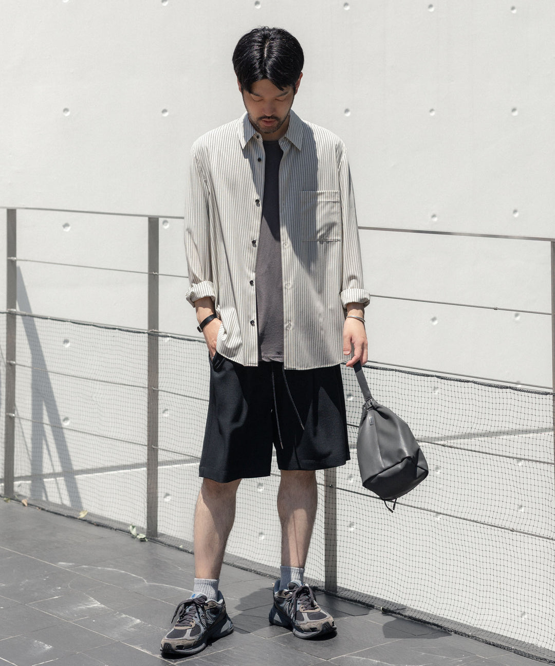 ATTACHMENT / EXCLUSIVE ITEMアタッチメントのPE LIGHT TROPICAL EASY SHORTS - BLACKの公式通販サイトsession福岡セレクトショップ
