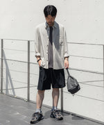 画像をギャラリービューアに読み込む, ATTACHMENT / EXCLUSIVE ITEMアタッチメントのPE LIGHT TROPICAL EASY SHORTS - BLACKの公式通販サイトsession福岡セレクトショップ
