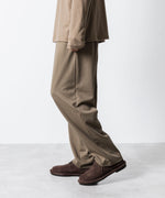 画像をギャラリービューアに読み込む, ATTACHMENT アタッチメントのCOTTON DOUBLE FACE LOUNGE TROUSERS - CAMELの公式通販サイトsession福岡セレクトショップ
