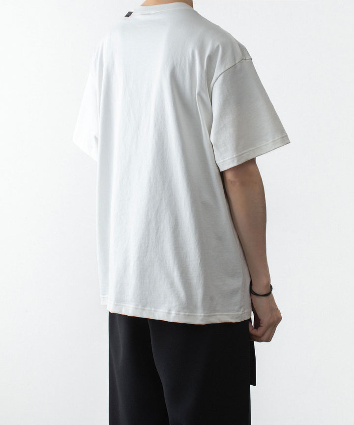ATTACHMENT アタッチメントの30//2 SUVIN JERSEY EMBROIDERY TEE - WHITEの公式通販サイトsession福岡セレクトショップ
