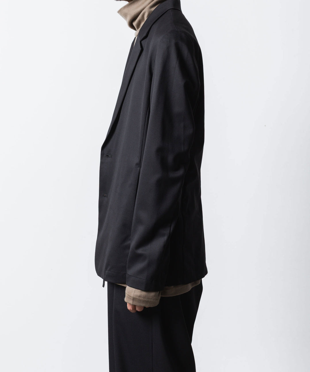 ATTACHMENT アタッチメントのT/W/SI STRETCH GABARDINE 2B JKT - BLACKの公式通販サイトsession福岡セレクトショップ