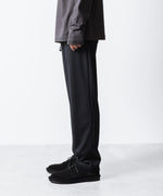 画像をギャラリービューアに読み込む, ATTACHMENT アタッチメントの1/60 WOOL SMOOTH SLIM FIT LOUNGE TROUSERS - BLACKの公式通販サイトsession福岡セレクトショップ
