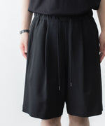 画像をギャラリービューアに読み込む, ATTACHMENT / EXCLUSIVE ITEMアタッチメントのPE LIGHT TROPICAL EASY SHORTS - BLACKの公式通販サイトsession福岡セレクトショップ
