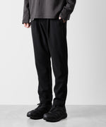 画像をギャラリービューアに読み込む, ATTACHMENT アタッチメントのPE STRETCH DOUBLE CLOTH REGULAR FIT EASY TROUSERS - BLACK 公式通販サイトsession福岡セレクトショップ
