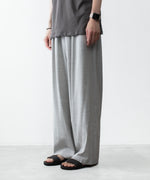画像をギャラリービューアに読み込む, ATTACHMENT アタッチメントのWO/TA STRETCH TRO 1TUCK WIDE TROUSERS - X.GRAYの公式通販サイトsession福岡セレクトショップ
